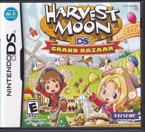 Harvest Moon DS Grand Bazaar - American Version - Nintendo DS (B Grade) (Used) (Eng)